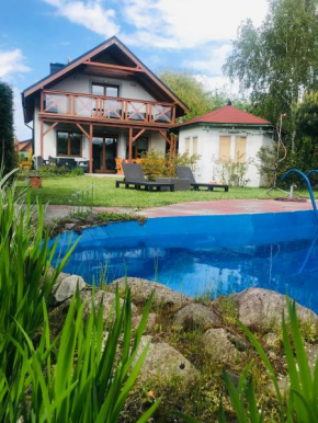 Chata Zaciszne Zastań in Miedzywodzie
